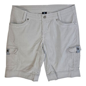 KÜHL Splash Gray 11" Inseam Cargo Shorts Mid-rise size 8